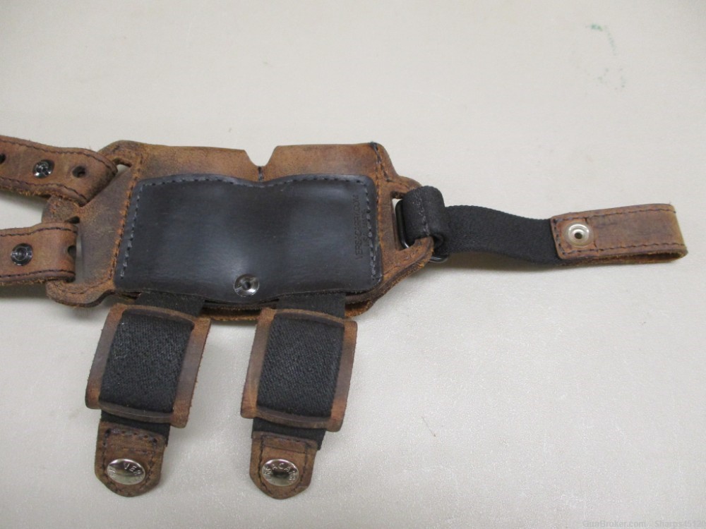 Used Versa Carry Leather Shoulder Holster - probably size 4 (fits SIG P365)-img-4