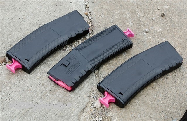 4 Pack Troy Industries Battle Magazine BLK Pink 30-img-0