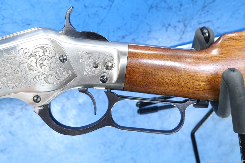 UBERTI 1873 SPORTING RIFLE 44-40 OCTOGON MFG IN 1977 VERY NICE LEVER ACTION-img-5