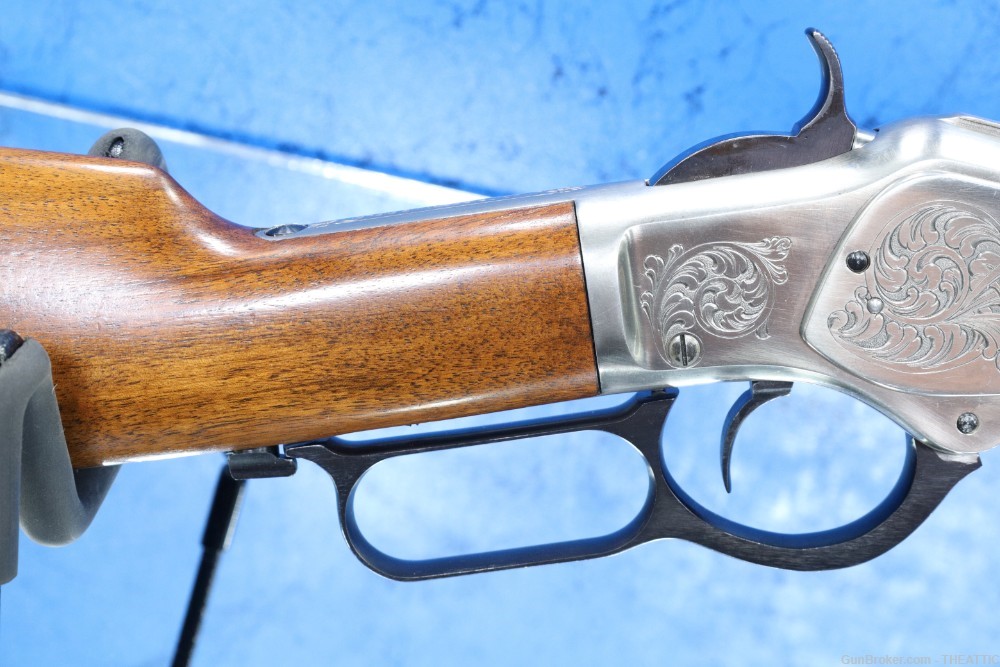 UBERTI 1873 SPORTING RIFLE 44-40 OCTOGON MFG IN 1977 VERY NICE LEVER ACTION-img-41