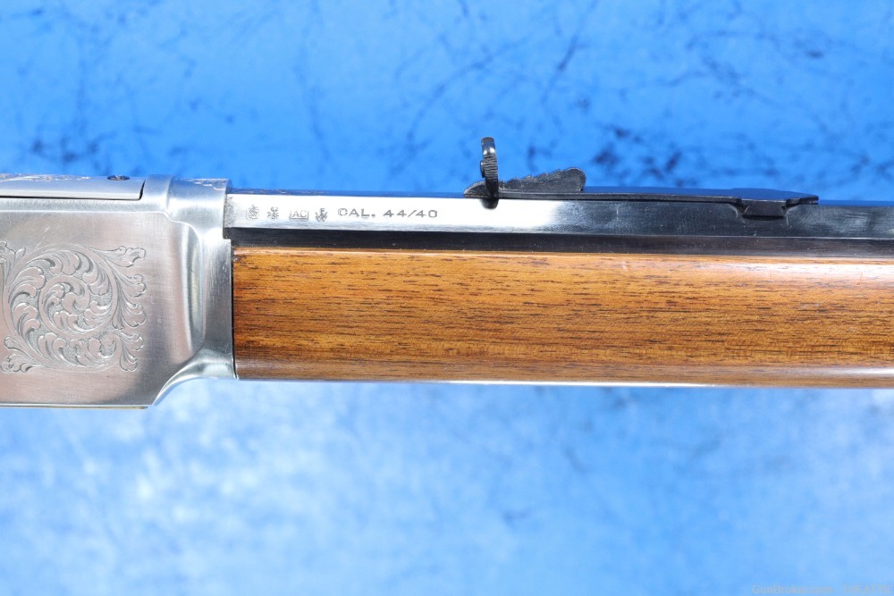 UBERTI 1873 SPORTING RIFLE 44-40 OCTOGON MFG IN 1977 VERY NICE LEVER ACTION-img-43