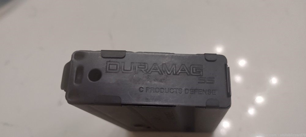 Lot of 3 AR-15 6.5 Grendel 10 round SS magazines by Duramag-img-1
