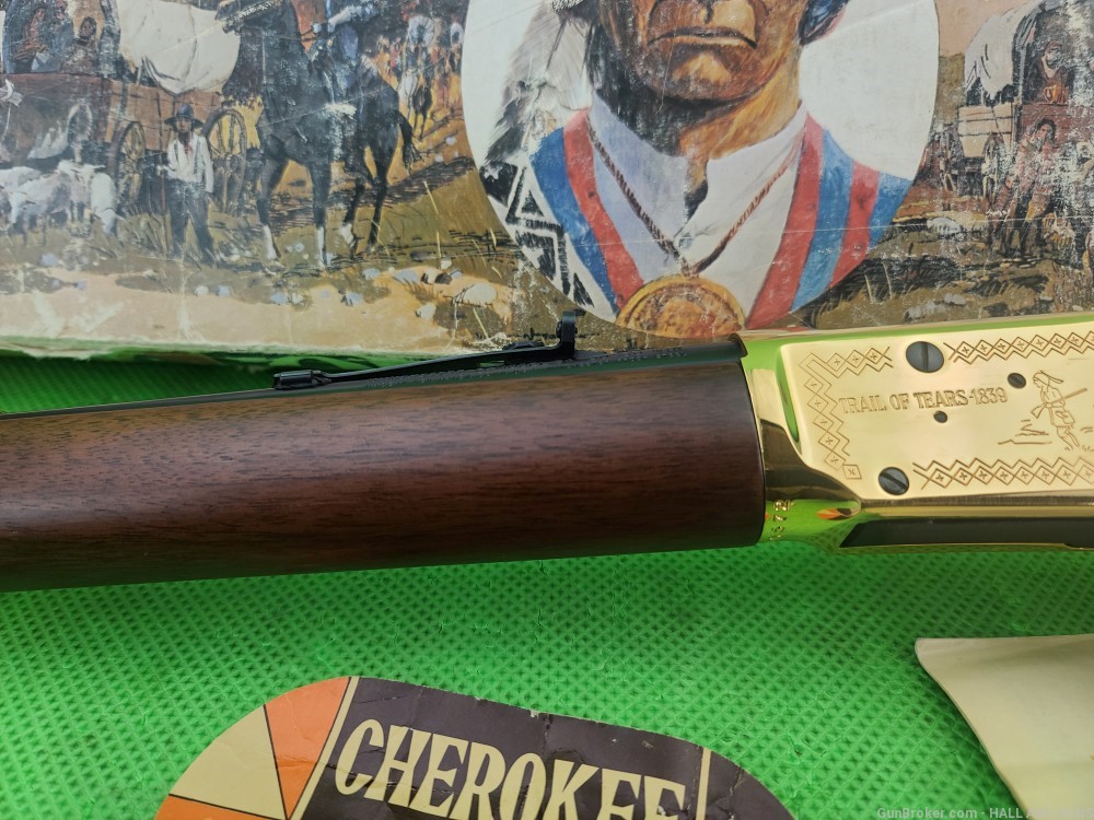 Winchester 94 * CHEROKEE * COMMEMORATIVE 30-30 BORN 1978 ENGRAVED -img-47