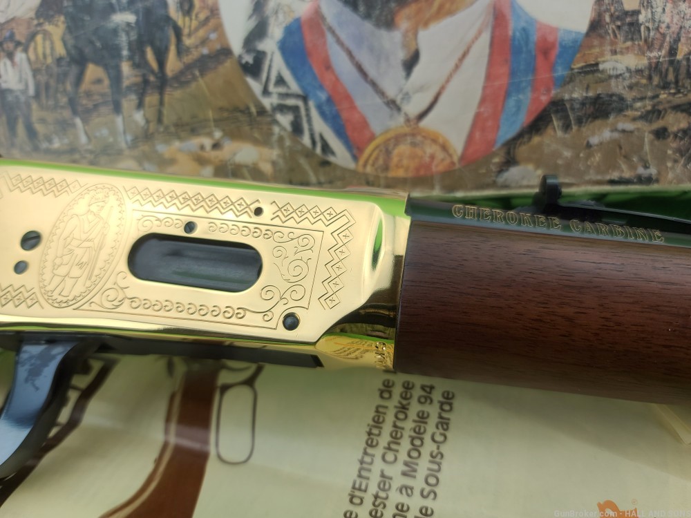 Winchester 94 * CHEROKEE * COMMEMORATIVE 30-30 BORN 1978 ENGRAVED -img-12