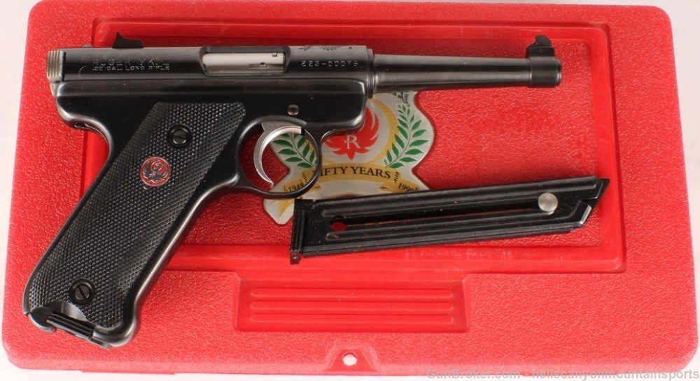 Exceptional Ruger Mark II 50th Anniversary Engraved Edition 22 LR LNIB-img-0