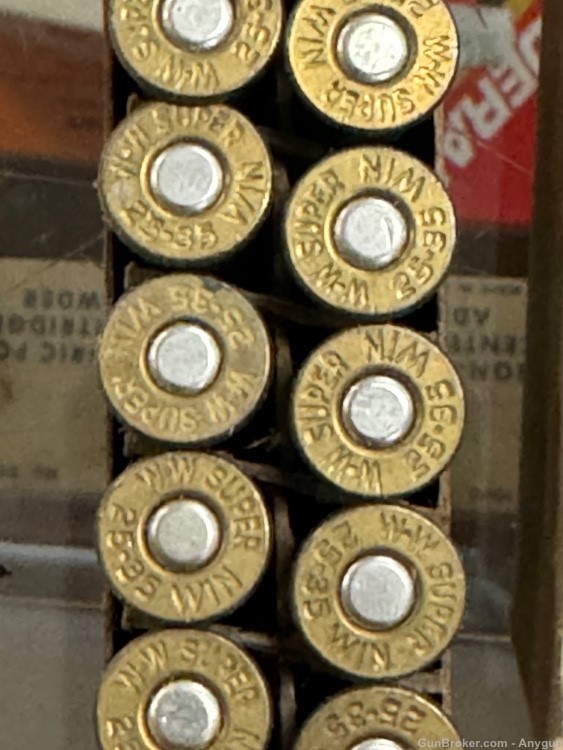 25-35 ammo and brass reloading vintage 57 rounds and 20 brass cases -img-5