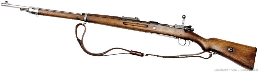 AMBERG GEW 98 8mm MAUSER 29" 1917 VINTAGE WWI GERMAN MILITARY BOLT RIFLE-img-1