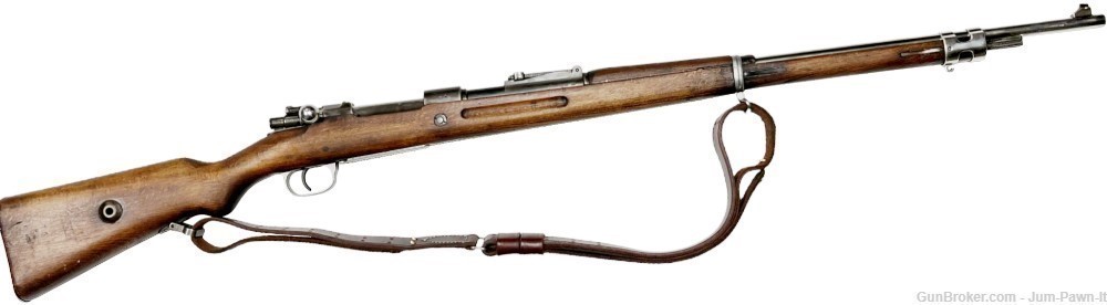 AMBERG GEW 98 8mm MAUSER 29" 1917 VINTAGE WWI GERMAN MILITARY BOLT RIFLE-img-0
