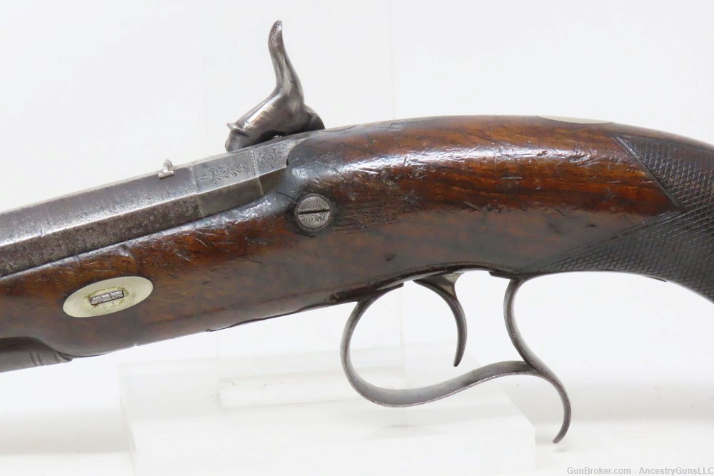 Antique GRIFFITHS Belt Pistol ENGRAVED LONDON English .62 Caliber-img-15