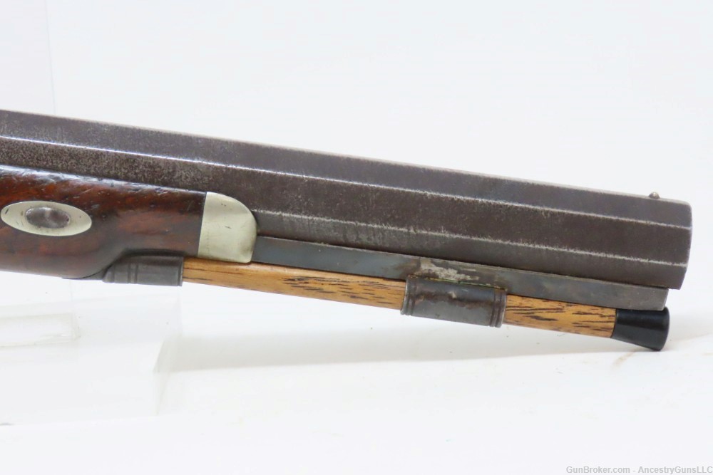 Antique GRIFFITHS Belt Pistol ENGRAVED LONDON English .62 Caliber-img-4