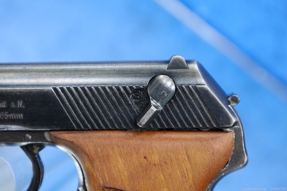 EARLY POST WAR FRENCH PRODUCTION MAUSER HSC 32 ACP PISTOL WITH WOOD GRIPS-img-6