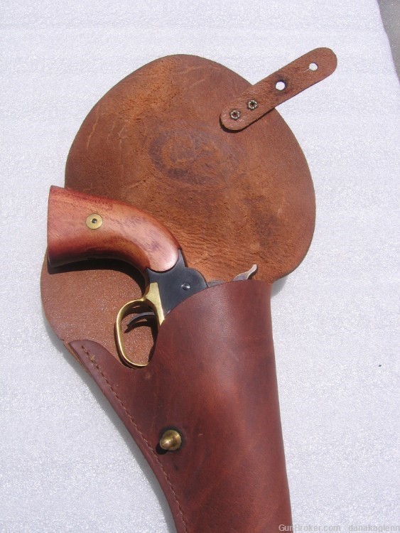 Confederate CS Flap Holster - Pietta Uberti 1858 1851 1860 Revolvers RH-img-1
