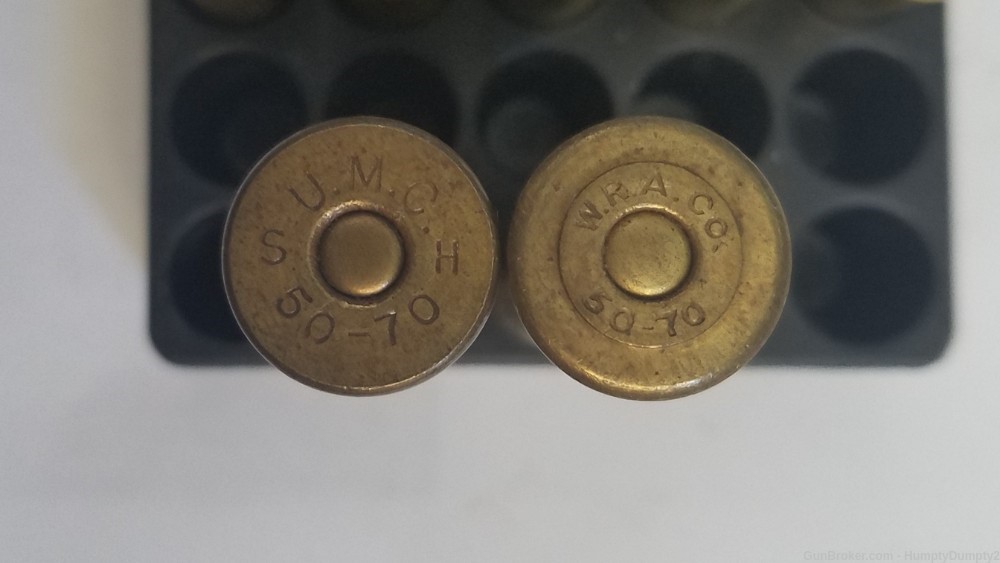 Very Rare 50-70 50/70 Shotshell Cartridges UMC and WRA Winchester-img-2
