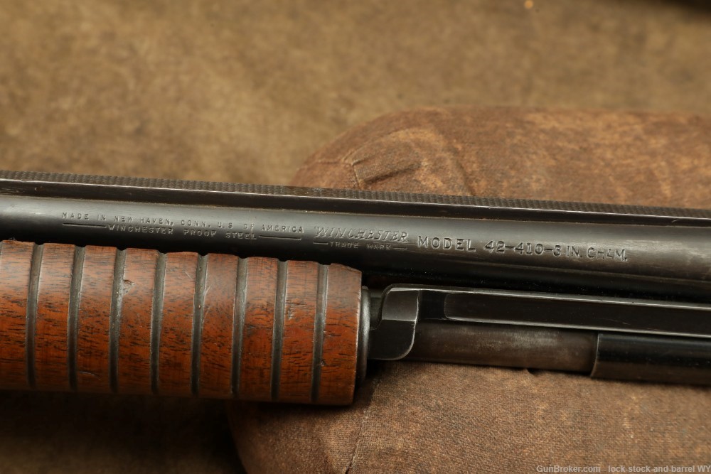 Winchester Model 42 26" Barrel .410 Bore, Pump Action Shotgun MFD 1949 C&R-img-26
