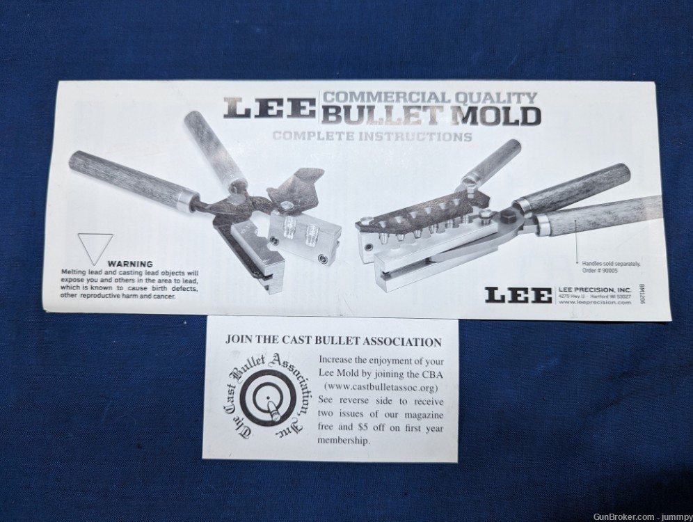 Lee 6-Cavity Bullet Mold 452-228-1R 45Cal 228 Grain -img-7