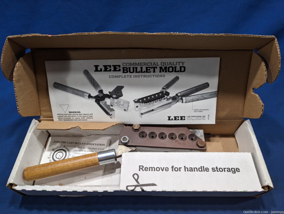 Lee 6-Cavity Bullet Mold 452-228-1R 45Cal 228 Grain -img-2
