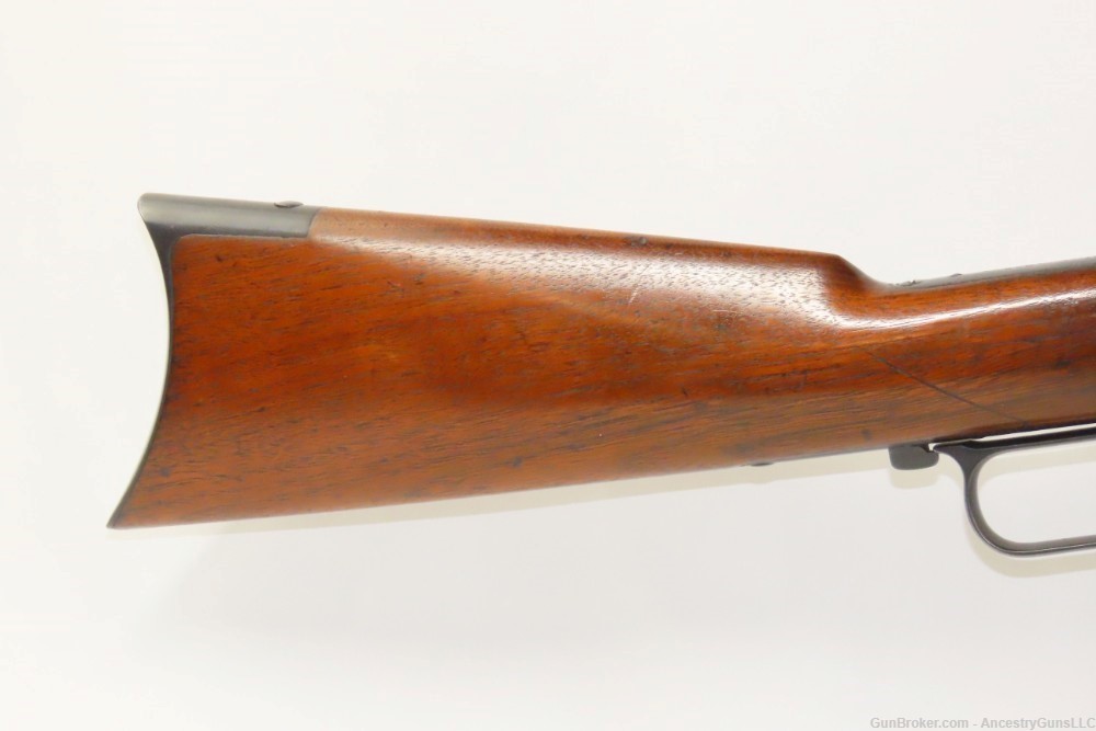 1884 Antique WINCHESTER 1873 .22 Short Rifle Octagonal Barrel Crescent Butt-img-20