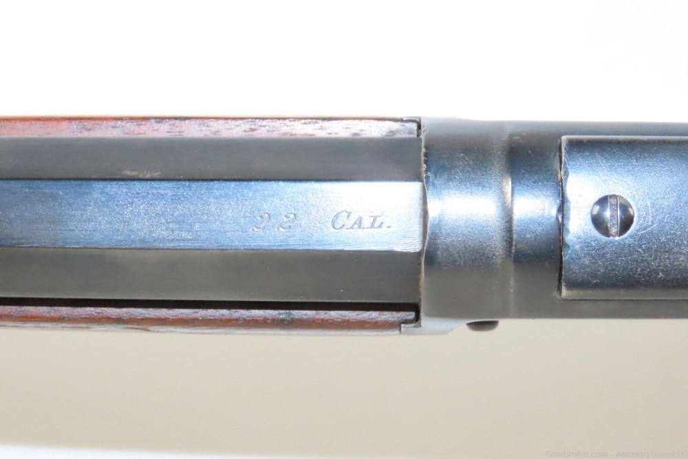 1884 Antique WINCHESTER 1873 .22 Short Rifle Octagonal Barrel Crescent Butt-img-14