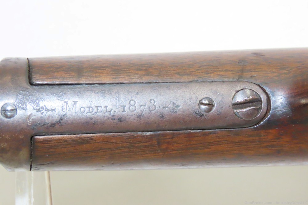 1891 Antique WINCHESTER 1873 .32-20 WCF Lever Action Rifle Octagonal Barrel-img-11