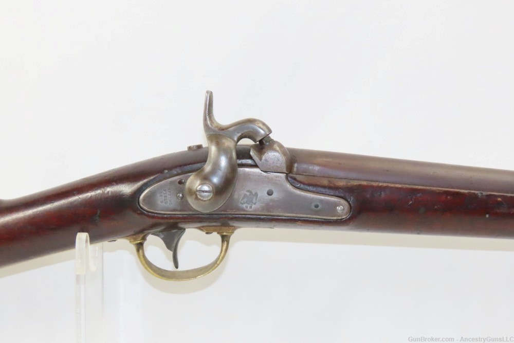 1853 Antique U.S. SPRINGFIELD M1847 Cavalry Musketoon ARTILLERY ALTERATION -img-3