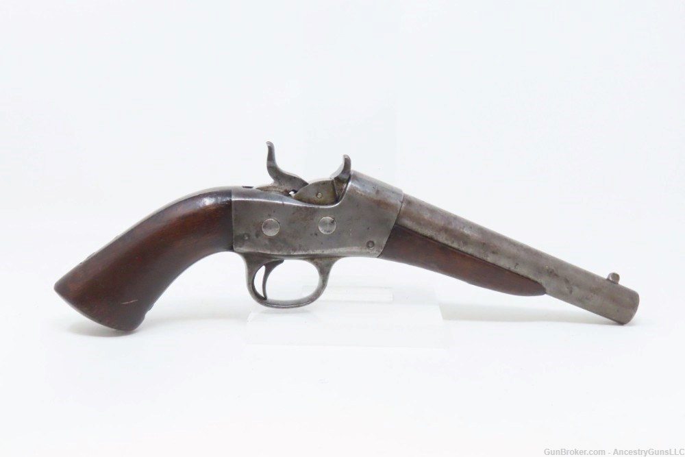 Rare NAVY HOLSTER U.S. REMINGTON 1867 NAVY Rolling Block .50 Pistol Antique-img-16
