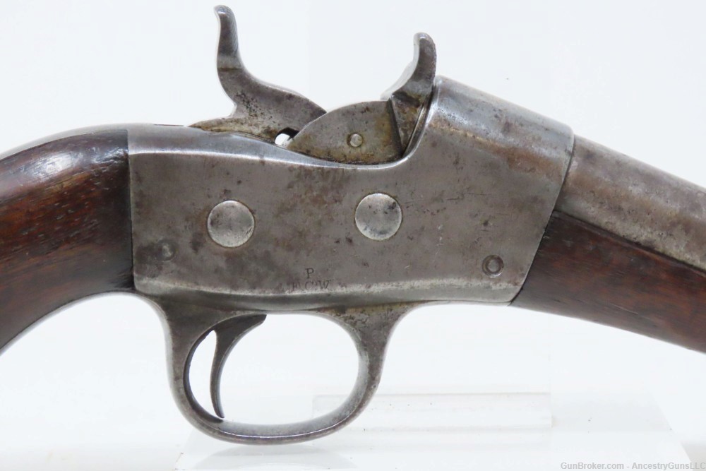Rare NAVY HOLSTER U.S. REMINGTON 1867 NAVY Rolling Block .50 Pistol Antique-img-18