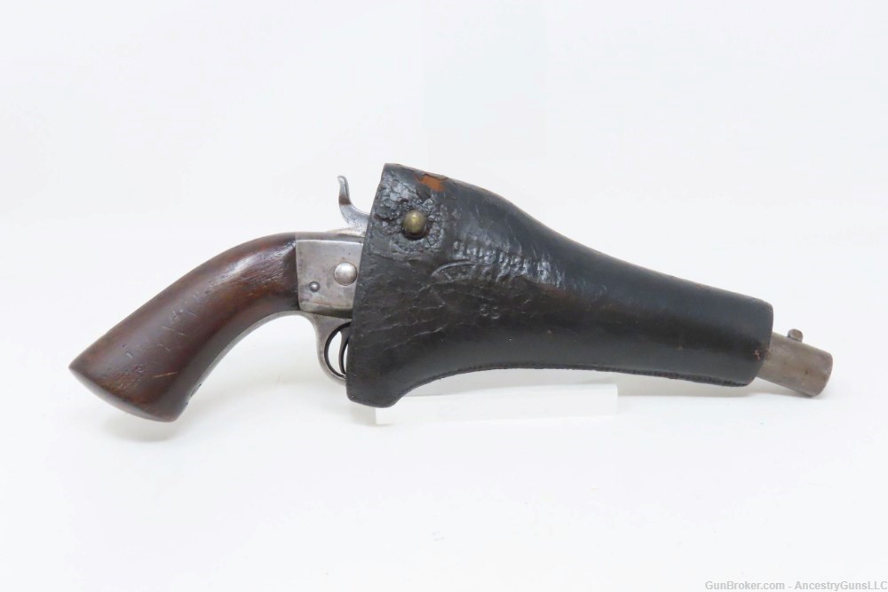 Rare NAVY HOLSTER U.S. REMINGTON 1867 NAVY Rolling Block .50 Pistol Antique-img-1
