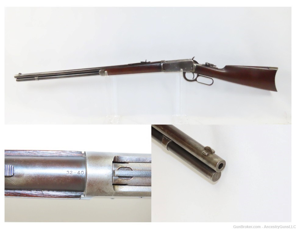 1902 WINCHESTER 1894 Lever Action Rifle .32-40 WCF New Haven C&R-img-0