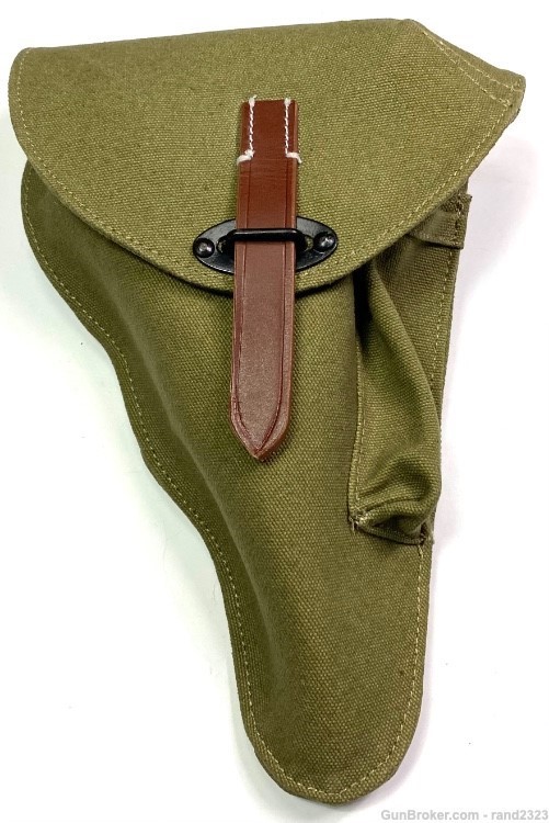 WWII GERMAN WALTHER P38 WEB PISTOL HOLSTER-img-0
