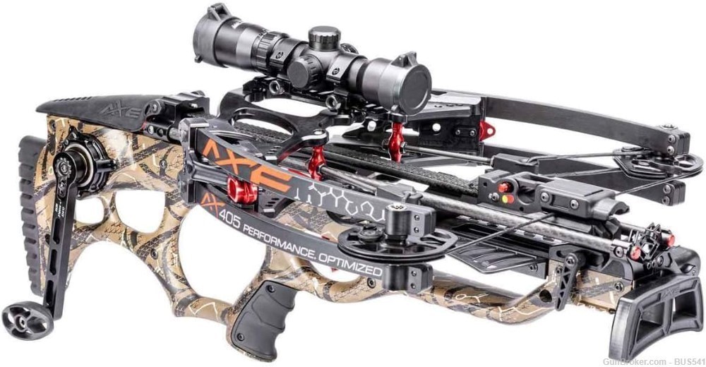 BRAND NEW AXE AXE405 CROSSBOW PACKAGE SCOPE & BOLTS INCLUDED AX4001-img-0