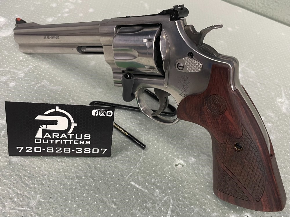SMITH & WESSON 629 DELUXE .44MAG 6.5" SS NEW NO CC FEE-img-3