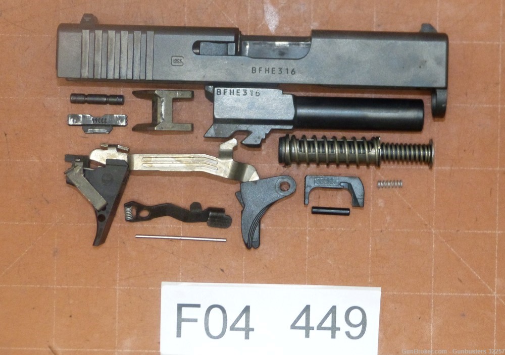 Glock 43 9mm, Repair Parts F04-449 R-img-0