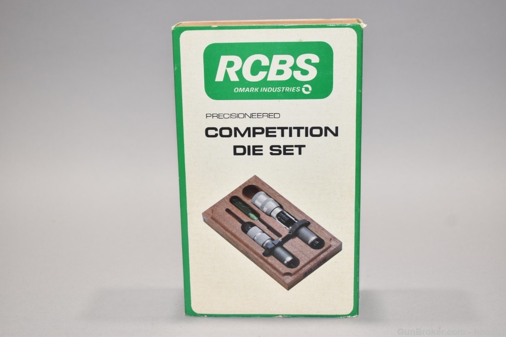 RCBS Competition Full Length 2 Die Set 222 Rem W Wood Case-img-0