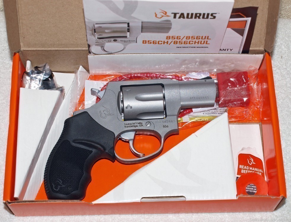 Taurus Matte Stanless Steel 38SPL Revolver 6 shot 2 Inch Barrel-img-0