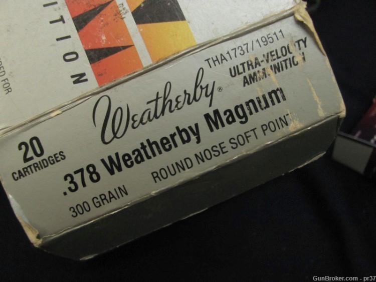 Factory 378 Weatherby Magnum Ammunition - 300 GR - Probably Hurts -  A Lot -img-4