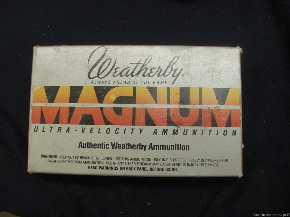 Factory 378 Weatherby Magnum Ammunition - 300 GR - Probably Hurts -  A Lot -img-5