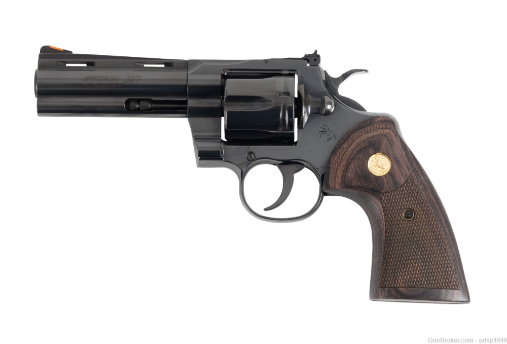Colt Python .357 Mag Blued 4.25" Bbl 6rd SA/DA PYTHON-BP4WTS Revolver-img-0