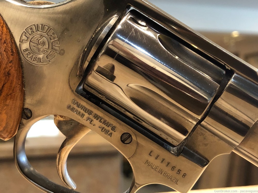 Taurus Model 85 .38 Special 5 shot Revolver w/ Wood grip-img-3