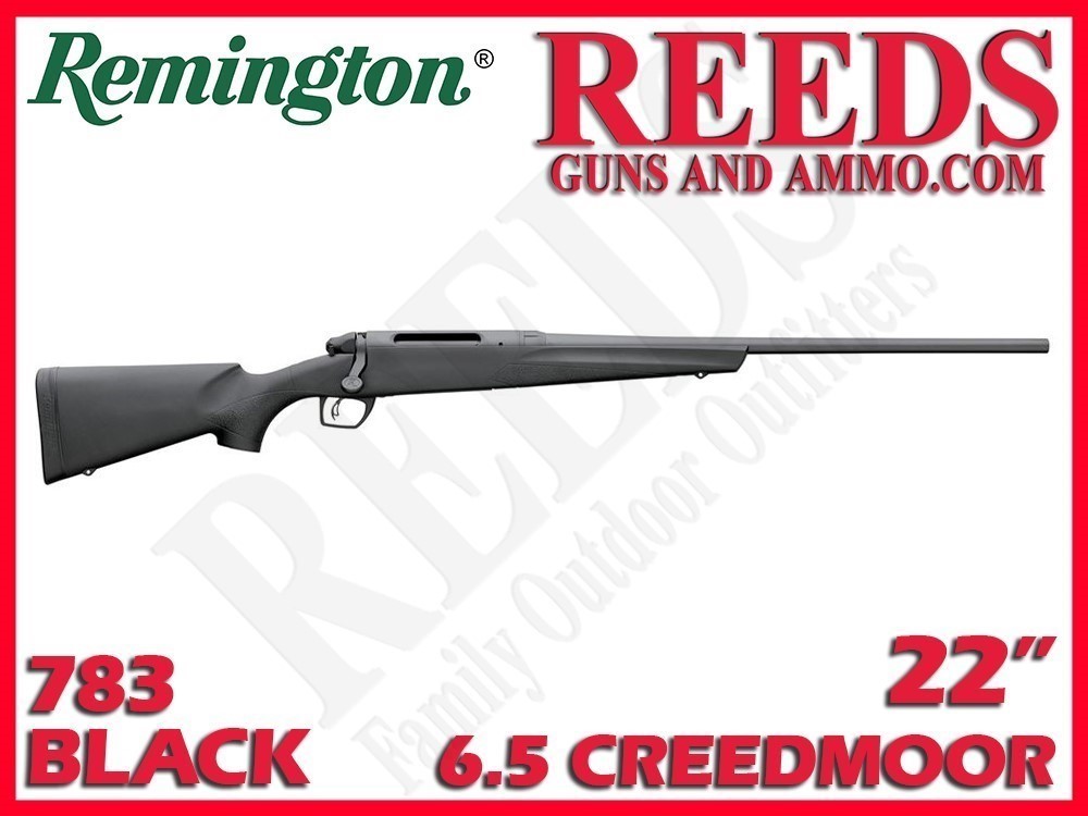 Remington 783 Black 6.5 Creedmoor 22in R85826-img-0