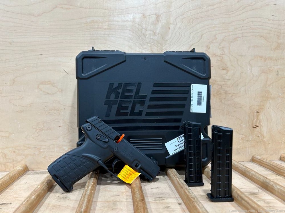 KEL TEC P17 W/TWO EXTRA MAGS & HARD CASE 24873 -img-0
