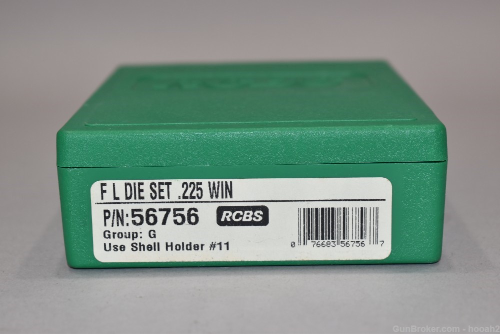 Excellent Uncommon RCBS Full Length 2 Die Set 225 Winchester W Shell Holder-img-1