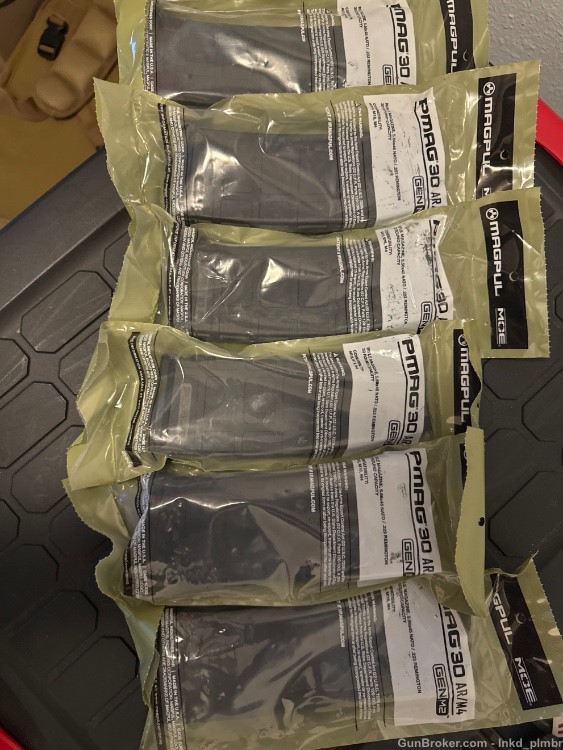 QTY 6 - Magpul PMAG 5.56 30rd Gen M2 AR15 PMAGS-img-1