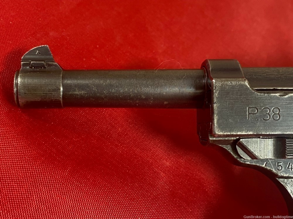Walther P.38 Built By Mauser in 1944 War Time Production Great Condition -img-10