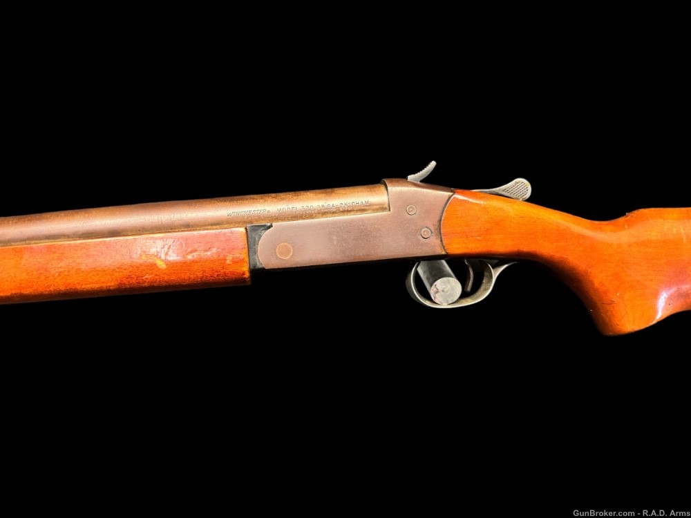 Rare Winchester Model 370 28 Gauge Full Choke 28” Barrel Nice Patina -img-5