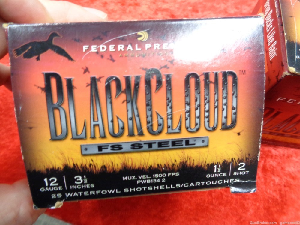 50rds Federal Black Cloud 3.5" Magnum 12 Gauge 2 Box Shotgun Shells 12GA BB-img-4