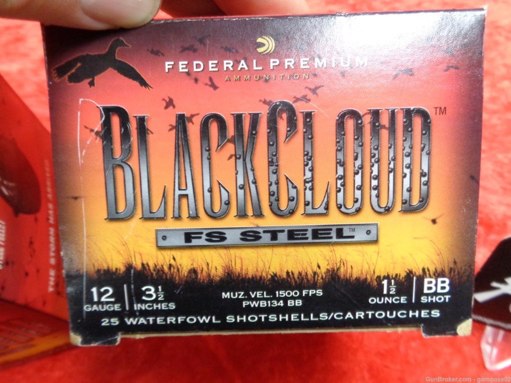 50rds Federal Black Cloud 3.5" Magnum 12 Gauge 2 Box Shotgun Shells 12GA BB-img-3