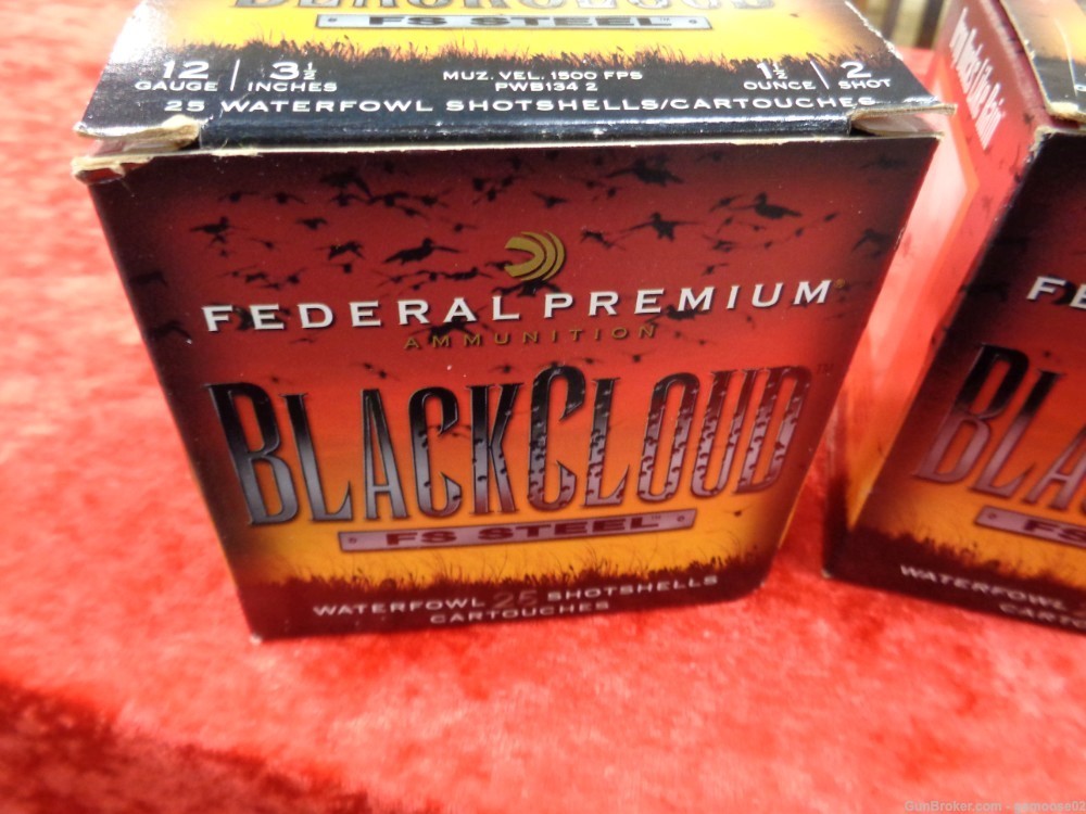 50rds Federal Black Cloud 3.5" Magnum 12 Gauge 2 Box Shotgun Shells 12GA BB-img-1