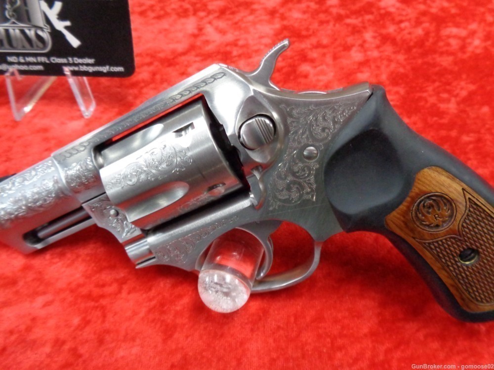 Ruger SP101 357 Magnum Stainless Steel ENGRAVED Limited Edition Mag I TRADE-img-2