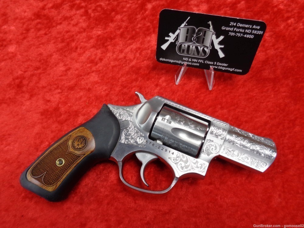 Ruger SP101 357 Magnum Stainless Steel ENGRAVED Limited Edition Mag I TRADE-img-21