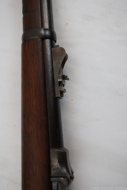 Springfield 1873 MFG in 1884, 45-70, 32" bbl, Bayonet & Scabbard, Good.-img-11